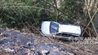 Seorang Guru Korban Mobil Masuk Jurang di Parungkuda Sukabumi Retak Tulang 