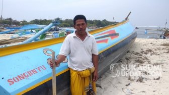 Terlempar dari Perahu, Cerita Nelayan Ujung Genteng Berenang 2 Jam di Laut