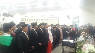 50 Anggota DPRD Kabupaten Bekasi Dilantik, Ketua Sementara dari Gerindra