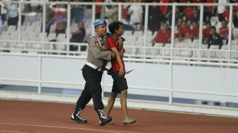 Ini Buntut Kericuhan Suporter Timnas di SUGBK