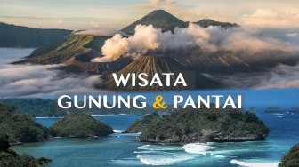 Intip Serunya Wisata Gunung dan Pantai Indonesia