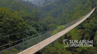 Objek Wisata Hits di Sukabumi, Menyeberangi Jembatan Masuk Perut Bumi