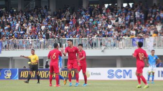 Kalah Penguasaan Bola, Indonesia Ungguli Iran di Babak Pertama