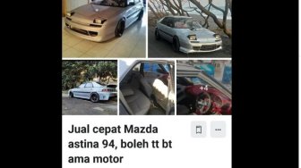 Iklan Jual Mobil Bekas Mazda Astina Cuma Rp 2 Juta, Ternyata Ini Aslinya