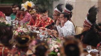 Presiden Jokowi Bertemu Tokoh Papua di Istana Negara