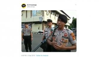 Awas Baper! Polisi Ini Berikan Petuah Cinta