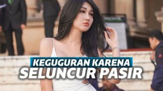 Terguling Saat Sandboarding di Gurun Pasir, Lucinta Luna Mengaku Keguguran
