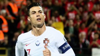 Cetak Empat Gol, Ronaldo Catat Rekor Baru di Kualifikasi Piala Eropa