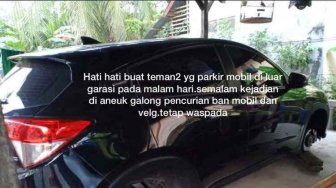 Pencurian Berantai Resahkan Aceh, Pencuri Incar Ban Mobil Warga