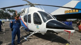 Begini Wujud Helikopter Polisi Udara