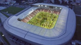 Tumbuh Subur, Hutan Lebat Penuhi Bekas Stadion Piala Eropa 2008