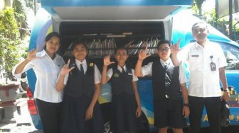 Dorong Budaya Literasi, Perpustakaan Keliling Sasar Sekolah di Denpasar