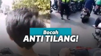 Tak Pake Perlengkapan Bekendara Remaja Ini Lolos Dari Operasi Polisi