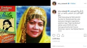 Penyanyi Dangdut Senior Ida Laila Meninggal Dunia