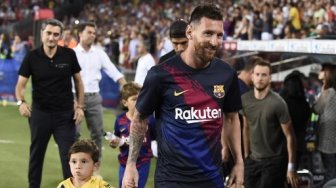 Klarifikasi Lionel Messi Perihal Selebrasi Anaknya yang Viral