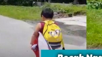Marah Orangtuanya, Bocah ini Kabur dari Rumah Sambil Bawa Ransel dan Tenda!