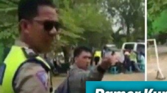 Terjaring Razia, Pemuda ini Pamer Jurus Silatnya di Hadapan Polisi!