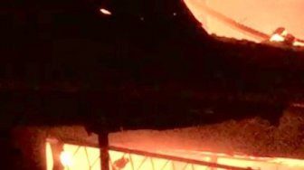Toko Terang Elektronik di Jombang Cilegon Terbakar Minggu Dini Hari