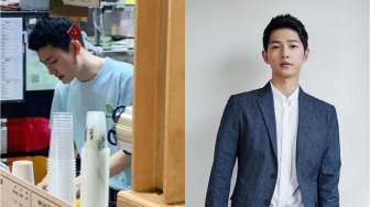 Mirip Song Joong Ki, Ini Potret Penjual Bubble Tea Ganteng yang Viral