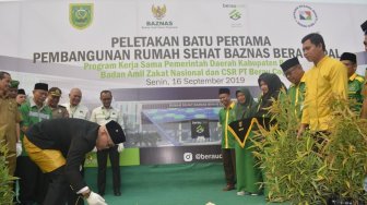 Berau Coal Gandeng Baznas Bangun Rumah Sehat di Kalimantan Timur