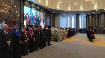 Ketua MA Lantik 2 Dirjen Peradilan dan 25 Ketua Pengadilan Tinggi
