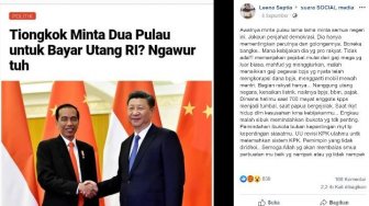 CEK FAKTA: China Minta 2 Pulau ke Jokowi buat Ganti Utang? Hoaks!