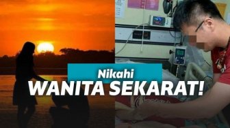 Takut Ajal Menjeput, Pria ini Menikahi Kekasihnya yang Sekarat di Rs!
