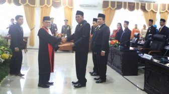 Tiga Pimpinan DPRD Kota Mojokerto Definitif Resmi Dilantik