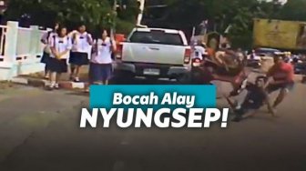 Niat Pamer di Depan Cewek Pake Freestyle di Jalanan, Cowok ini Malah Sial
