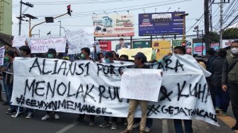 Aksi #GejayanMemanggil, 5.000 Mahasiswa UGM Turun ke Jalan