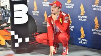 F1 GP Singapura: Kecewa, Charles Leclerc Sebut Strategi Ferrari Tak Adil