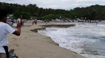 Pantai di Meksiko Seketika Tenggelam, Apa Penyebabnya?