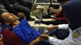 Mahasiswa Korban Bentrok DPR Dirawat di Posko Medis Stasiun Palmerah