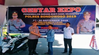 50 Kendaraan Bermotor, Hasil Kejahatan Diserahkan Polres Bondowoso