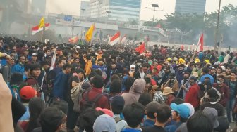 Polri Sebut JAD dan Anarko Biang Kerok Demo Rusuh Mahasiswa dan Anak STM