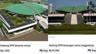 Gedung DPR dan Isi Dilego Seribu Perak, Tambah Anggotanya Jadi Rp 10 Ribu