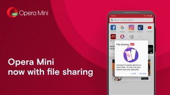 Opera Mini, Perkenalkan Fitur Berbagi File Tanpa Koneksi Internet