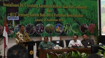 Mentan : RUU Sistem Budi Daya Pertanian Berkelanjutan Berpihak pada Petani