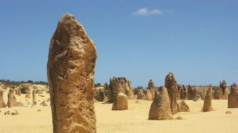 Dahulu Lautan, Pesona Dataran Kapur The Pinnacles Desert di Australia Barat