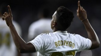 Debut Langsung Bikin Gol bagi Real Madrid, Mimpi Rodrygo Terwujud