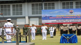 Sanusi Hadiri  Pergantian Nahkoda Danlanal Malang