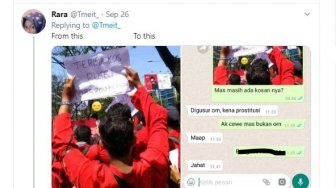 Poster Aksi Bertulisan Nomor HP Jadi Viral, Pendemo Dapat Banyak Chat Usil