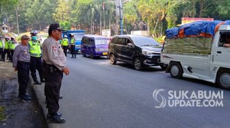 Cegah Pelajar Sukabumi ke Jakarta, Polisi Siaga di Bojongkokosan