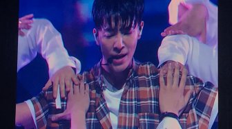 Super Junior Siap Comeback, Kyuhyun Pamer Rambut Pink di Konser SKF 2019