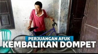 Afuk Kembalikan Dompet Orang Tak Dikenal, Jual Handphone untuk Bekal!