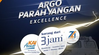 Naik Argo Parahyangan Excellence, Jakarta - Bandung Kurang dari 3 Jam