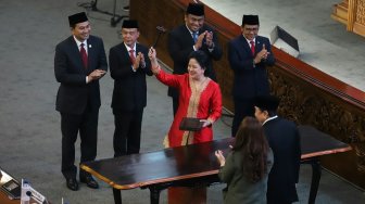 Pelantikan Puan Maharani Jadi Ketua DPR 2019-2024