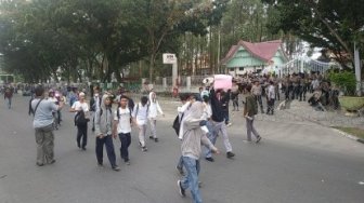 Ini Alasan Mahasiswa Riau Larang Pelajar Ikut Demonstrasi