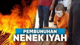 Kronologi Pembunuhan Nenek Iyah, Korban Dibacok dan Dibakar