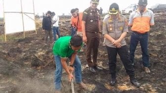 Lahan Terbakar dan Disegel Polisi, PT DSSP Diduga Tidak Miliki IUP